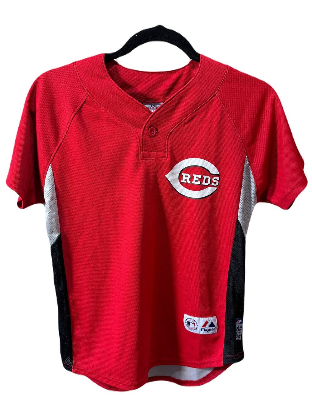 Vintage Youth Cincinatti Reds Majestic MLB Red Baseball Jersey Size M